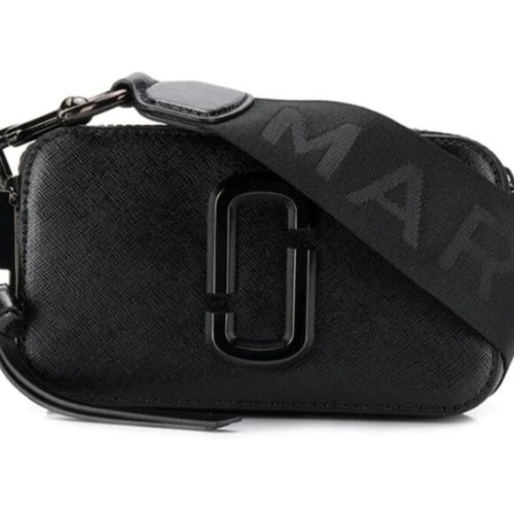 Marc Jacobs Snapshot Leather BLACK Bag - Picture 1 of 8